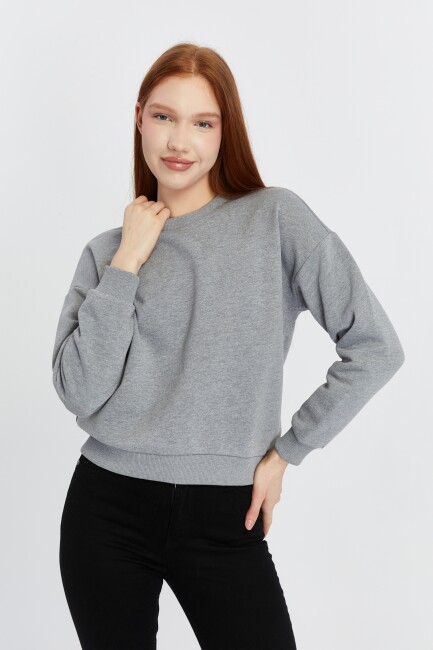 Carol 0 Yaka Bayan Sweatshirt - 15