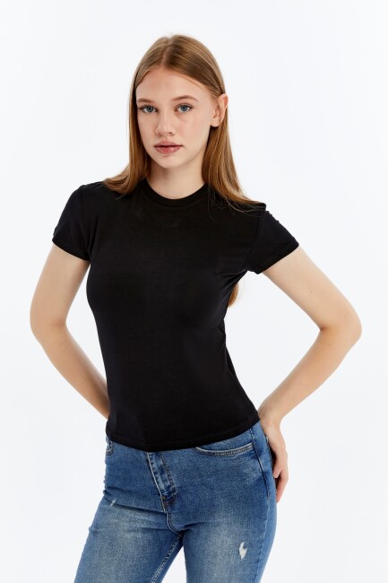 Duru Kadın 0 Yaka T-Shirt - DOSXX
