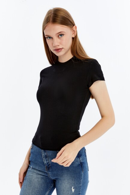 Duru Kadın 0 Yaka T-Shirt - 6