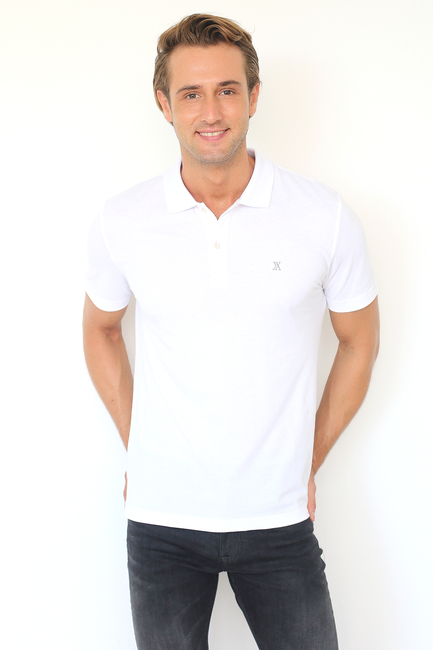 DOSX-X - Erkek Polo Yaka Pamuk T-SHIRT