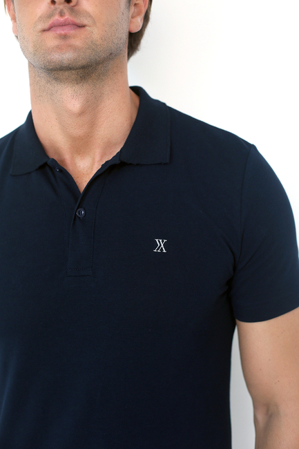 Erkek Polo Yaka Pamuk T-SHIRT - Thumbnail
