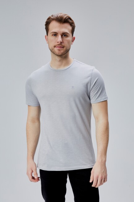 Erkek Safe Classic Fit 0 Yaka TShirt - 83