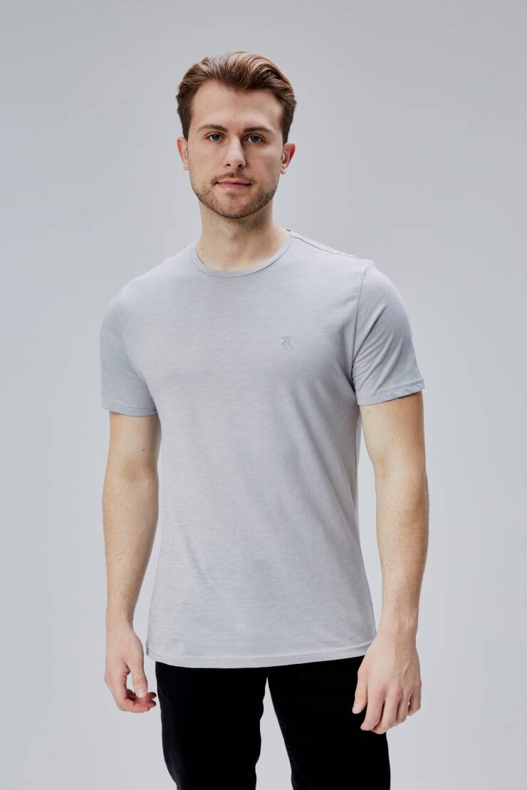 Erkek Safe Classic Fit 0 Yaka TShirt - 83