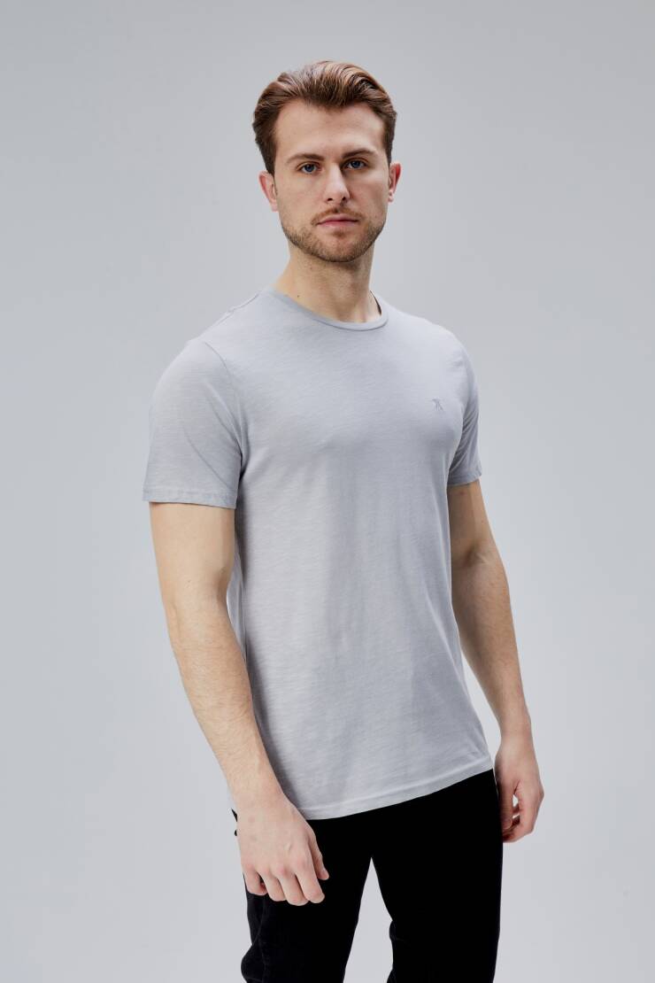 Erkek Safe Classic Fit 0 Yaka TShirt - 85