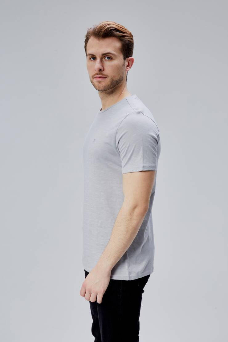 Erkek Safe Classic Fit 0 Yaka TShirt - 86