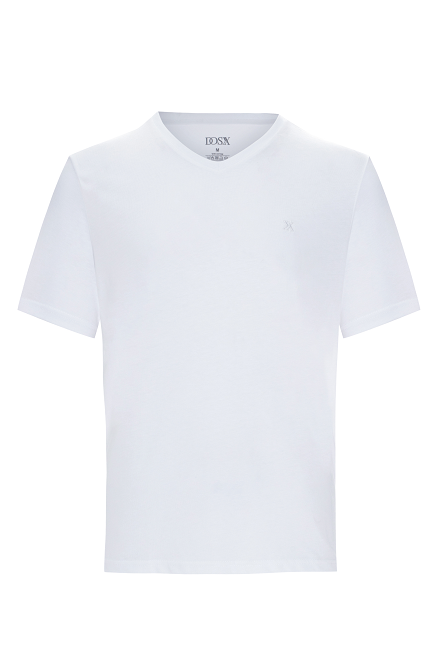 DOSX-X - Erkek Safe Classic Fit V Yaka T-Shirt