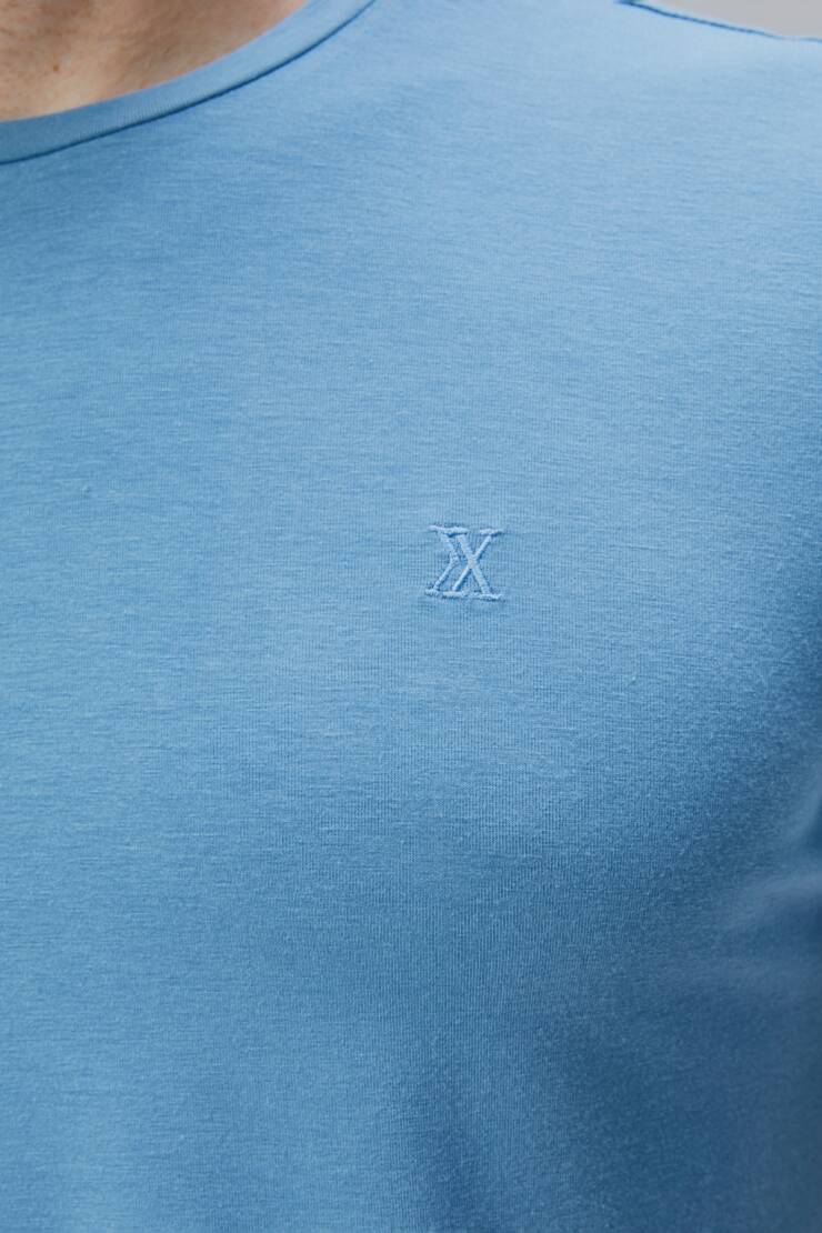 Flex 1.Kalite Tişört Bambu Likra Erkek Kısa Kol Slim Fit O Yaka T-Shirt - 23