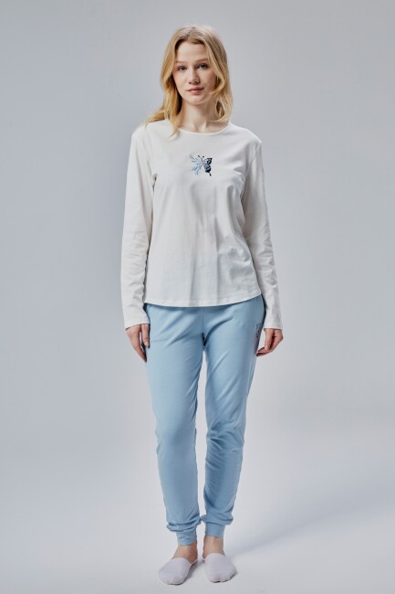 Fly Bayan Pamuk Pijama Takımı - 10