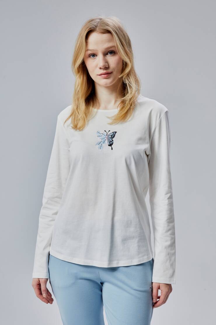 Fly Bayan Pamuk Pijama Takımı - 11