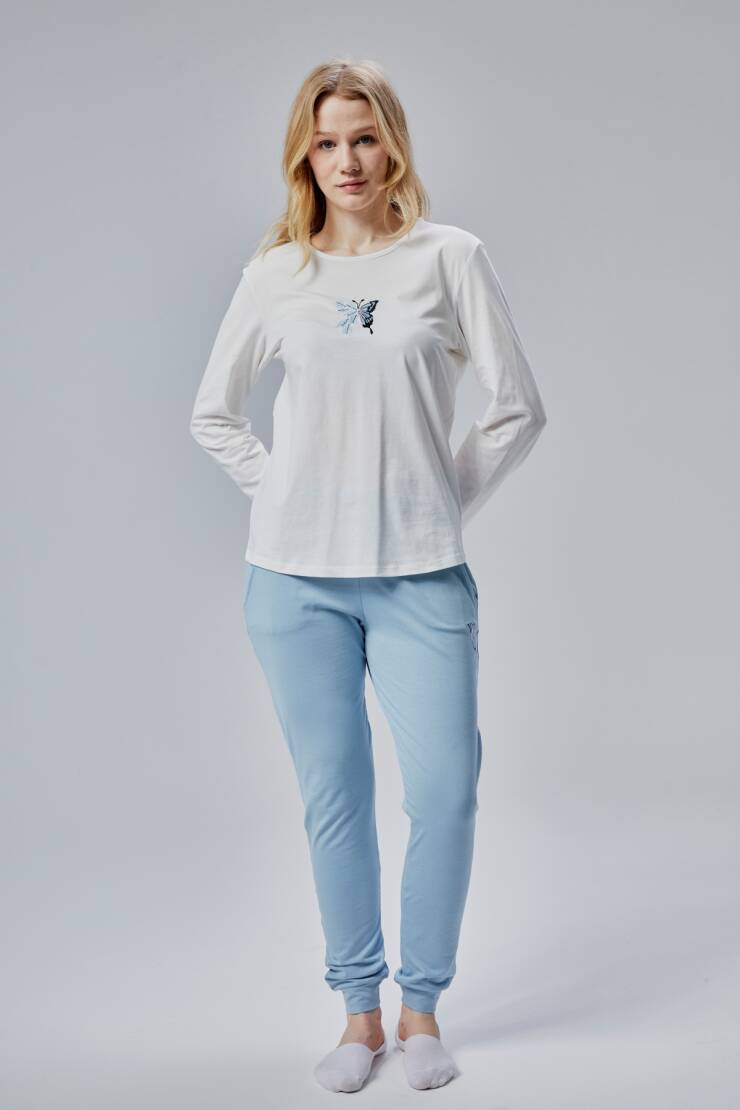 Fly Bayan Pamuk Pijama Takımı - 13
