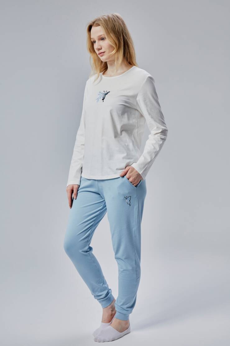 Fly Bayan Pamuk Pijama Takımı - 12