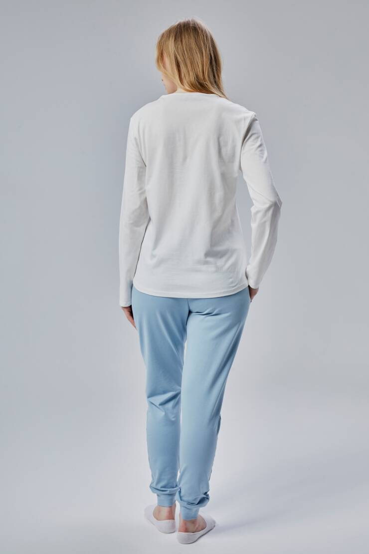 Fly Bayan Pamuk Pijama Takımı - 17