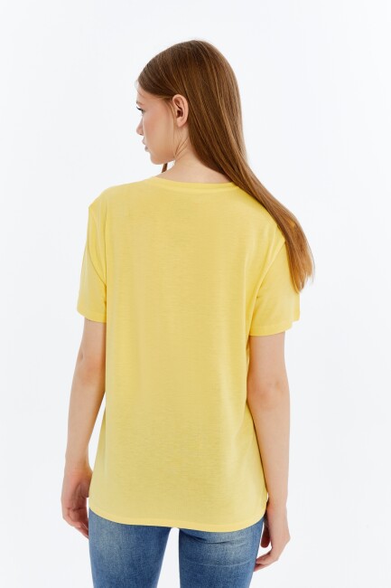 Terra V Yaka Bambu Kadın T-Shirt - 9