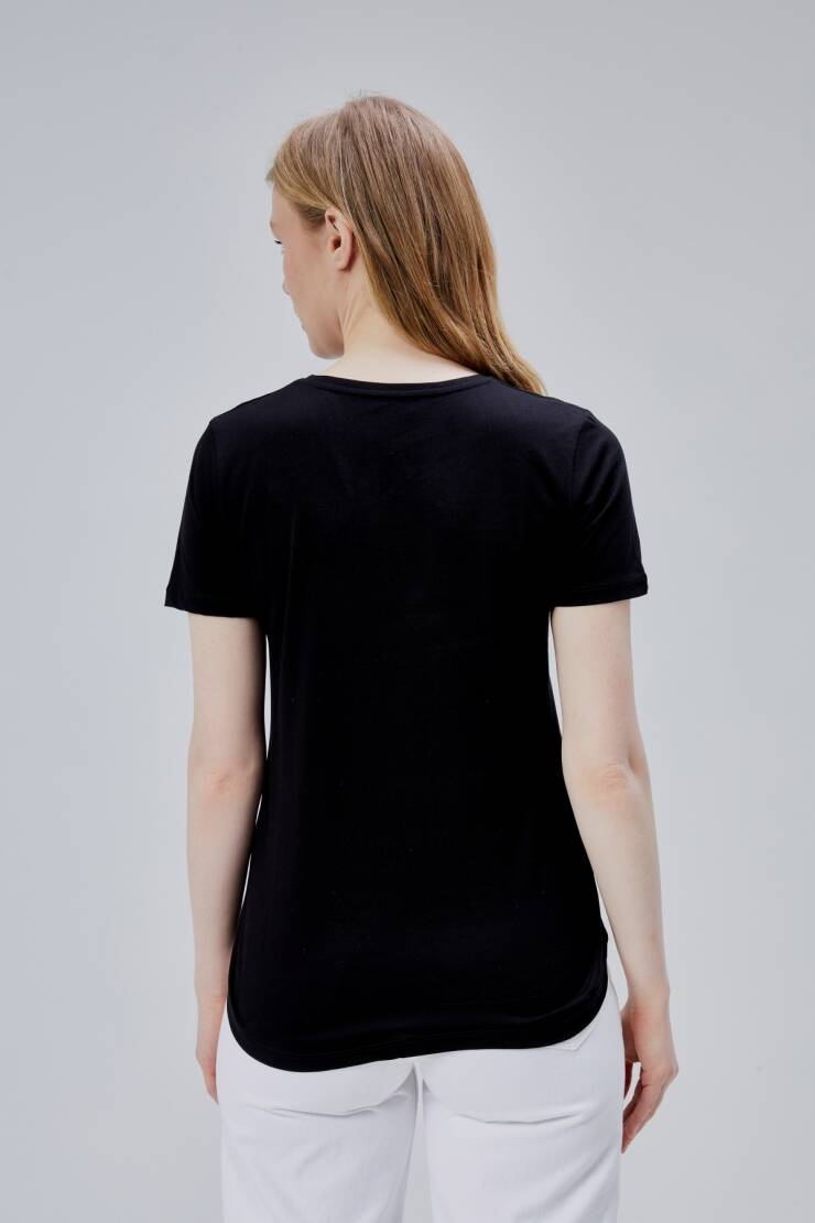 İsabel Bayan Cepli Tshirt - 8