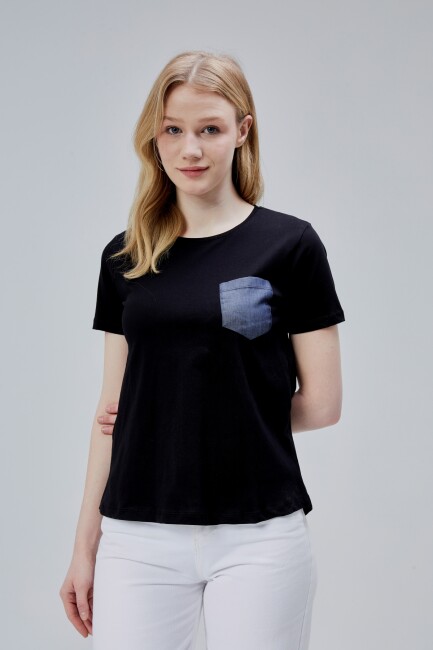 İsabel Bayan Cepli Tshirt - 2