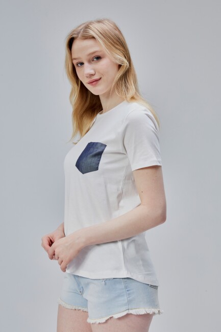 İsabel Bayan Cepli Tshirt - 29