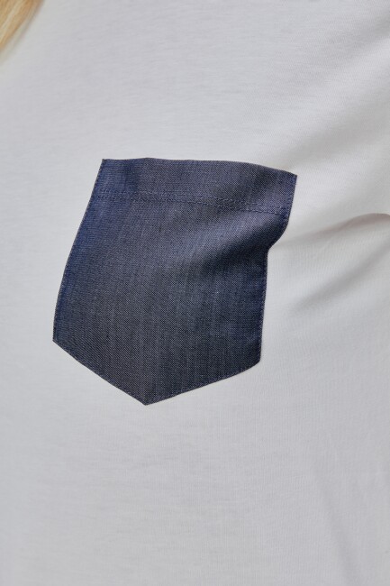 İsabel Bayan Cepli Tshirt - 28