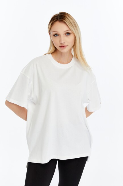 Lotus Kadın Oversize T-Shirt - 2
