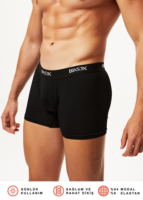 Modal Elastan Klasik Boxer(İKİLİ) - Thumbnail