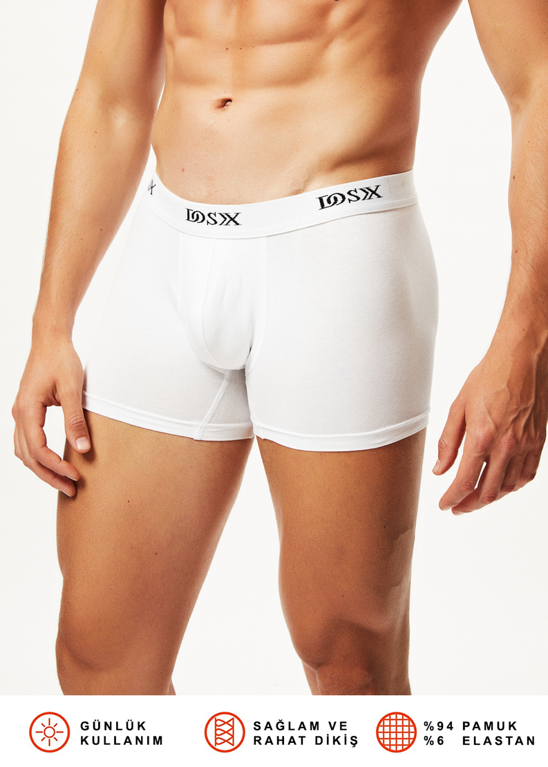 Pamuk Elastan Boxer(İKİLİ)