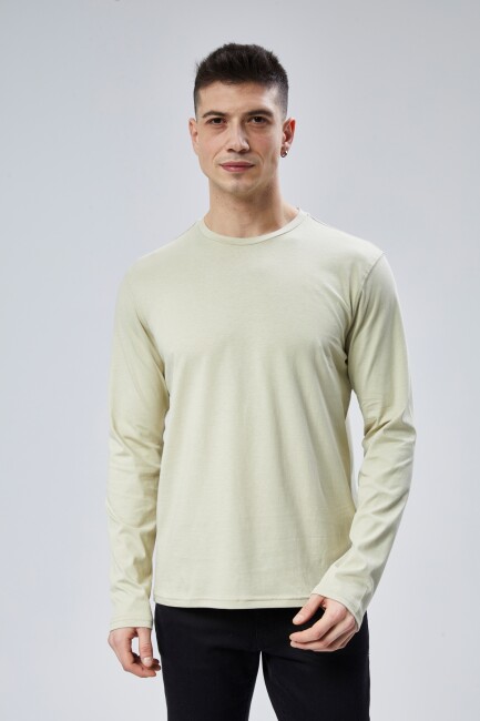 Face 0 Yaka Uzun Kol T-Shirt - 10
