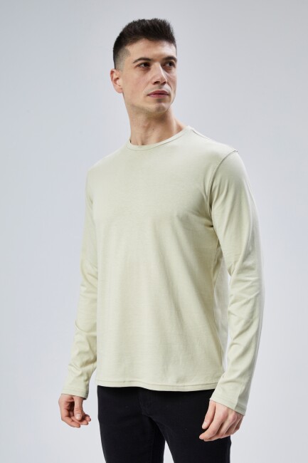 Face 0 Yaka Uzun Kol T-Shirt - 12
