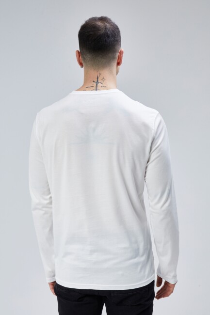 Face 0 Yaka Uzun Kol T-Shirt - 27