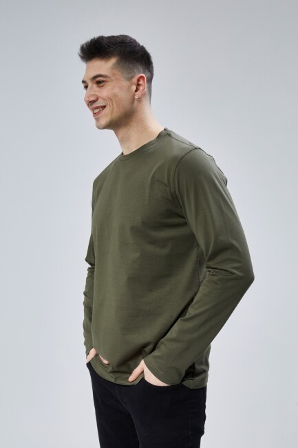 Face 0 Yaka Uzun Kol T-Shirt - 29