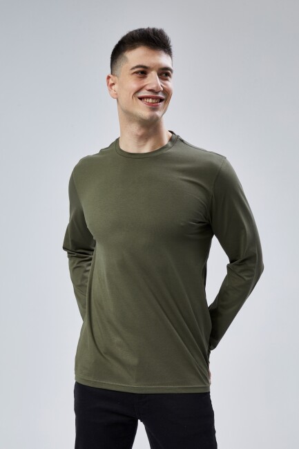 Face 0 Yaka Uzun Kol T-Shirt - 31