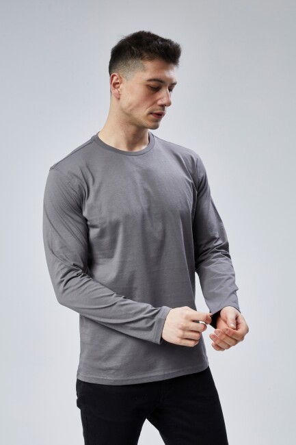 Face 0 Yaka Uzun Kol T-Shirt - 39