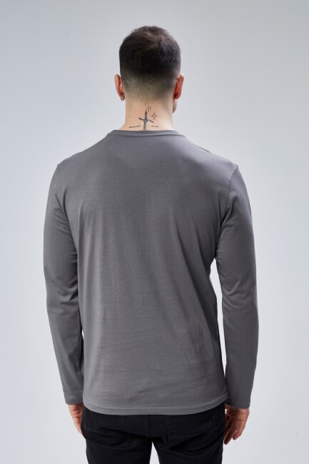 Face 0 Yaka Uzun Kol T-Shirt - 42