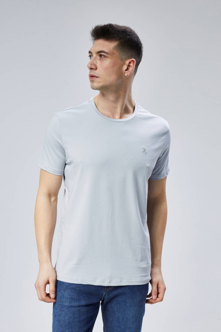 Sport 0 Yaka Basic T-Shirt - 4