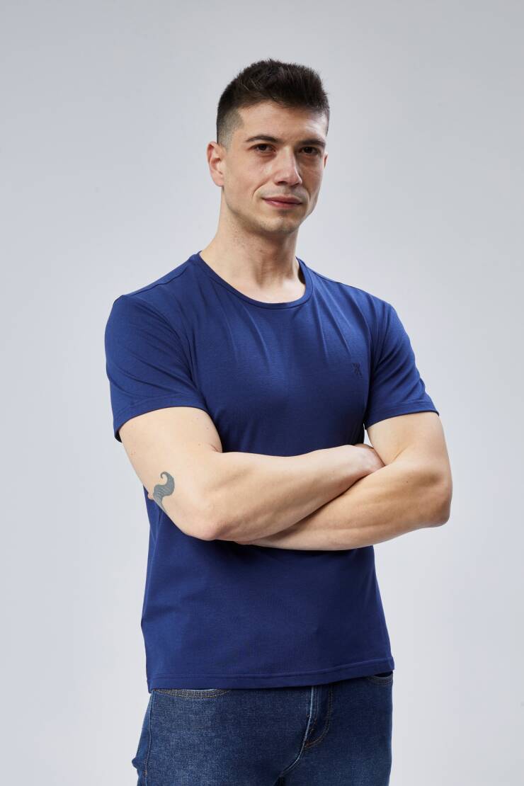 Sport 0 Yaka Basic T-Shirt - 9
