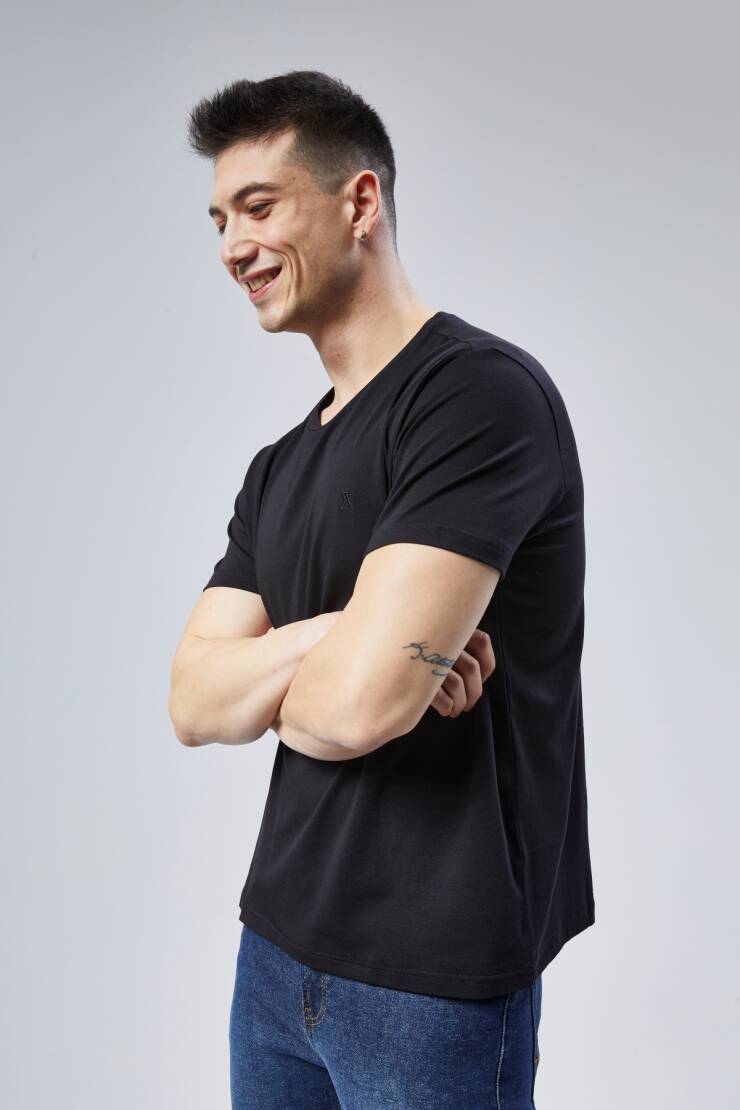 Sport 0 Yaka Basic T-Shirt - 18