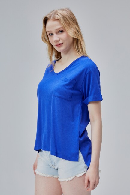 Storm Kadın Yırtmaçlı T-Shirt - 3