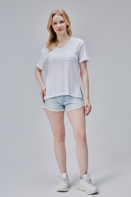 Storm Kadın Yırtmaçlı T-Shirt - 9