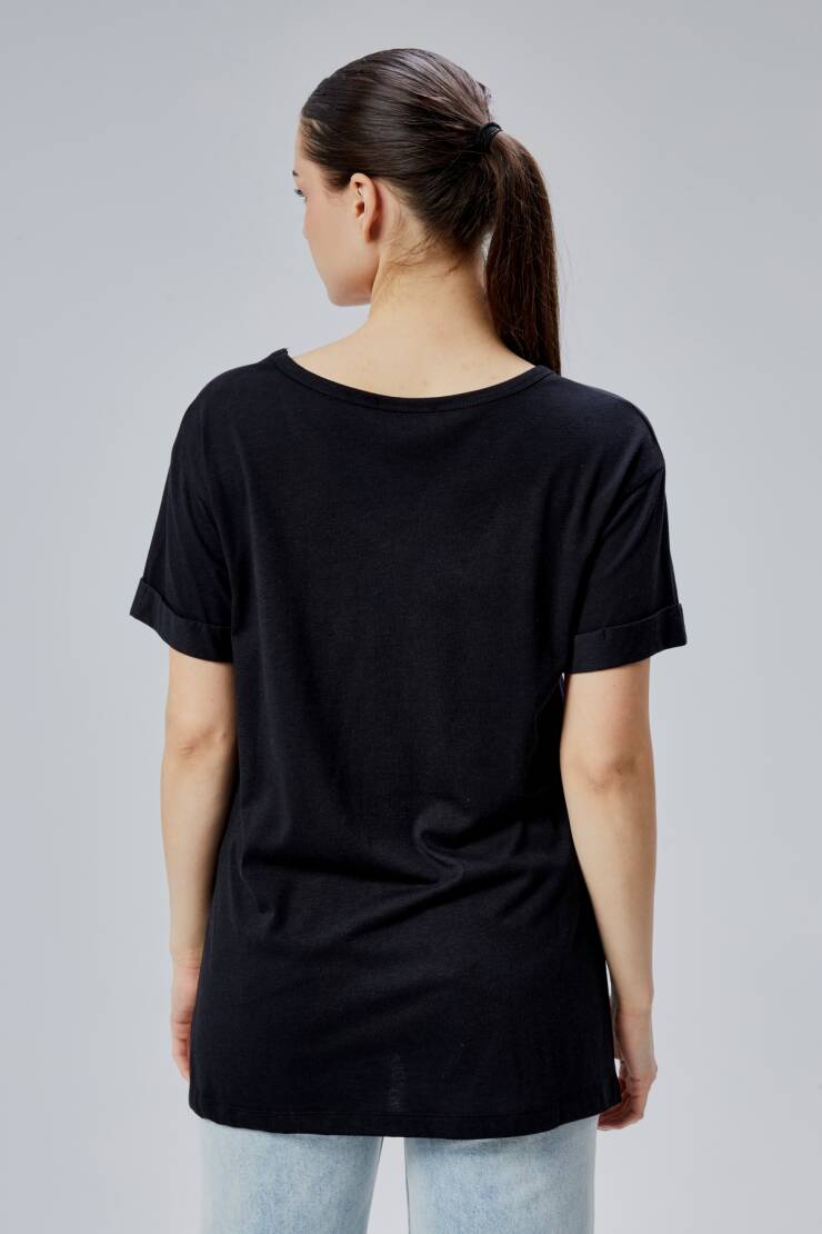 Storm Kadın Yırtmaçlı T-Shirt - 22