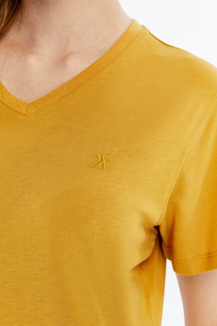 Terra V Yaka Bambu Kadın T-Shirt - 27